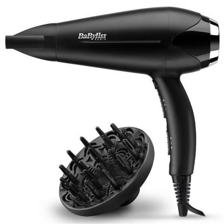 BABYLISS Sèche-cheveux Babyliss Paris Noir - Turbo Smooth - D572DE