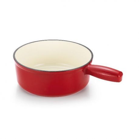 TABLE ET COOK Poêlon à fondue 22 cm Rouge