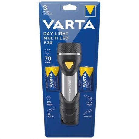 VARTA TORCHE DAY LIGHT 14 LEDS 2XLR20 17612 101 421