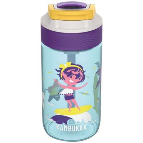 KAMBUKKA BIBO GOURDE ENFANT LAGOON 400ML SURF GIRL 11-04039