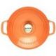 CHASSEUR Cocotte en fonte ronde 28 cm Tangerine - Sublime