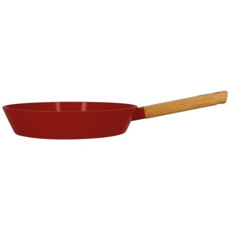 OGOLIVING ECTOR POELE 28CM PAPRIKA MANCHE BOIS 7930285