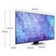 SAMSUNG TV LED 138 cm UHD 4K - TQ55Q80CATXXC