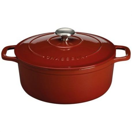 CHASSEUR Cocotte en fonte ronde 24 cm Érable - Sublime