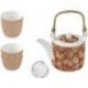 EASY LIFE COFFRET THEIERE 60CL AV/FILTRE INOX + 2  1467FREV