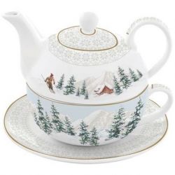 EASY LIFE COFFRET TISANIERE 35CL EN PORCELAINE AVE 105CHAL