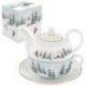 EASY LIFE COFFRET TISANIERE 35CL EN PORCELAINE AVE 105CHAL